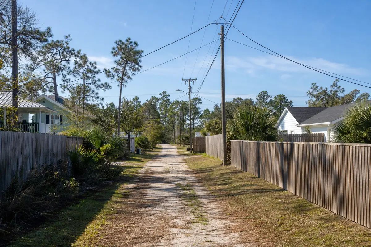 An illustration of the kind of development: Town of Santa Rosa Alley Abandonment